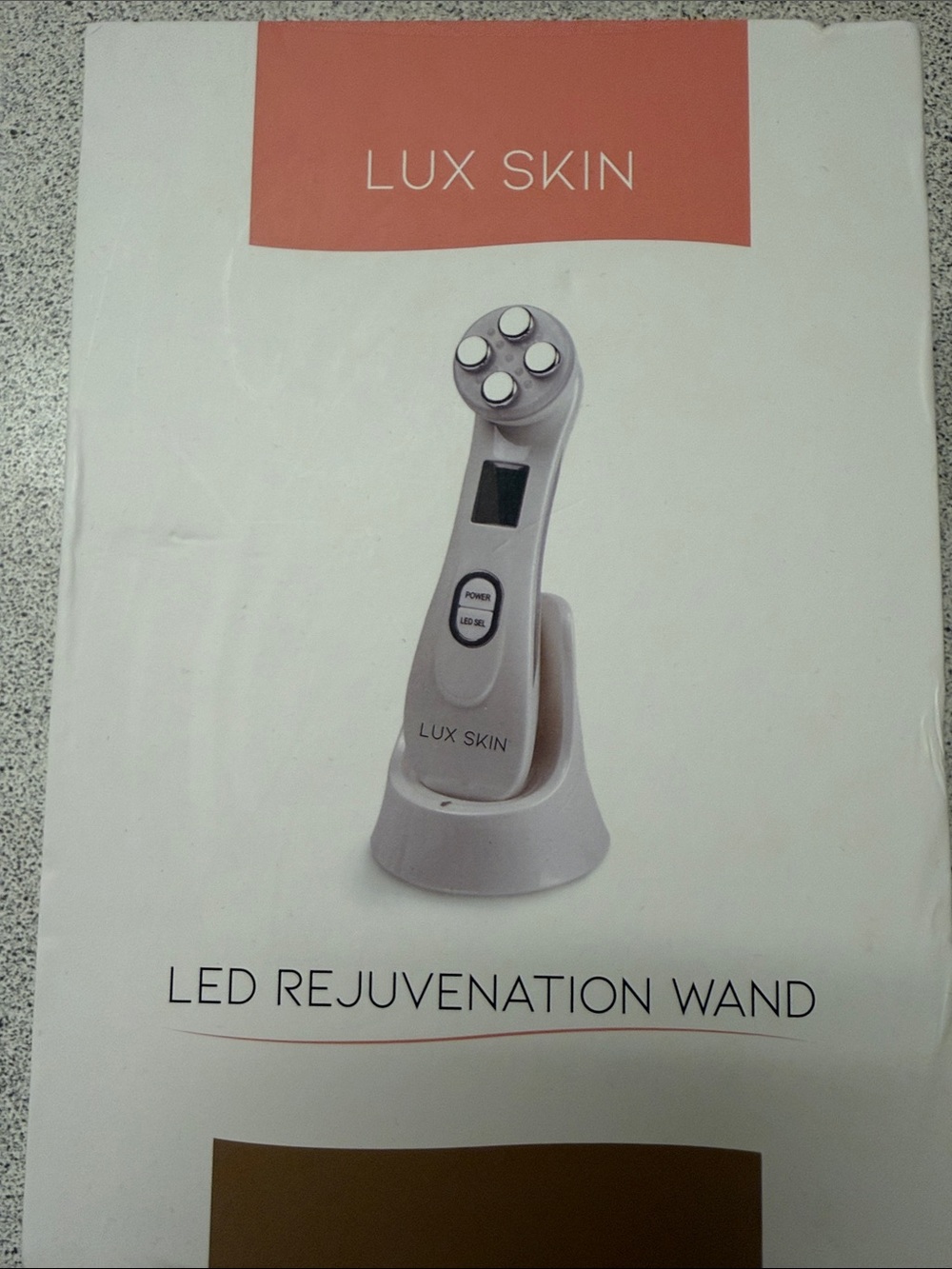 Lux Skin LED Rejuvenation Wand - White